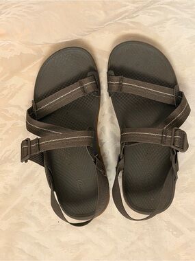 Chaco Men's Lowdown Sandals with Gray-Blue Webbing